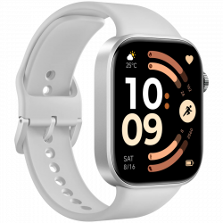 Έξυπνο ρολόι Xiaomi REDMI WATCH 6 M2523W1, οθόνη AMOLED 2,07 ιντσών, GPS, Bluetooth, αδιάβροχο, ασημί