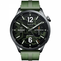 Έξυπνο ρολόι Xiaomi WATCH S5 M2530W1, 46 mm, οθόνη AMOLED 1,48 ιντσών, GPS, Bluetooth, αδιάβροχο, πράσινο