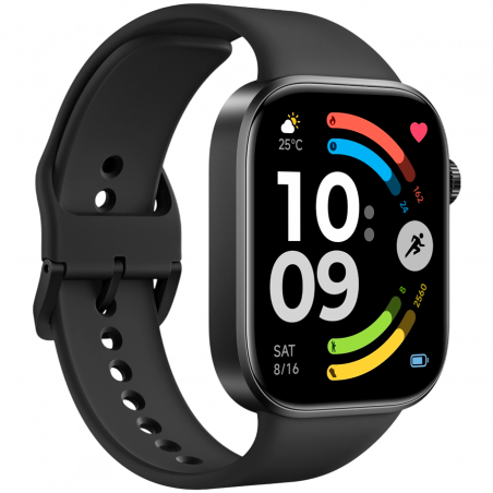 Έξυπνο ρολόι Xiaomi REDMI WATCH 6 M2523W1, οθόνη AMOLED 2,07 ιντσών, GPS, Bluetooth, αδιάβροχο, μαύρο