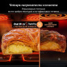 Διπλή φριτέζα θερμού αέρα Cosori Dual Blaze TwinFry CAF-TF102S-AEUR, 10 λίτρα, 6 προγράμματα, 35-240 °C, χρονοδιακόπτης, ThermoIQ, συγχρονισμένο μαγείρεμα και τερματισμός, Μαύρο/Ασημί