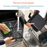 Φριτέζα θερμού αέρα Cosori Dual Blaze Pro CAF-P681S, 1700 W, 6,4 λίτρα, 12 προγράμματα, 360 ThermoIQ, Διπλοί θερμαντήρες, Κεραμική επίστρωση χωρίς PFAS, Μαύρο