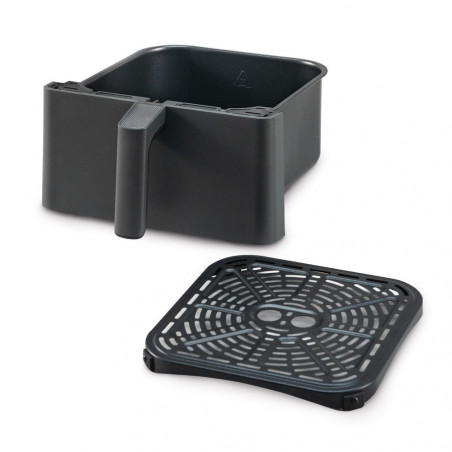 Φριτέζα θερμού αέρα Cosori Dual Blaze Pro CAF-P681S, 1700 W, 6,4 λίτρα, 12 προγράμματα, 360 ThermoIQ, Διπλοί θερμαντήρες, Κεραμική επίστρωση χωρίς PFAS, Μαύρο