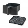 Φριτέζα θερμού αέρα Cosori Dual Blaze Pro CAF-P681S, 1700 W, 6,4 λίτρα, 12 προγράμματα, 360 ThermoIQ, Διπλοί θερμαντήρες, Κεραμική επίστρωση χωρίς PFAS, Μαύρο