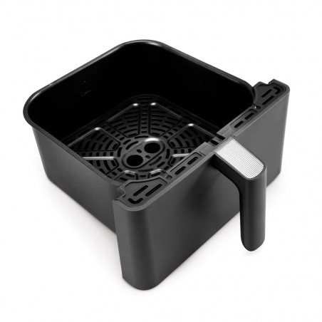 Φριτέζα θερμού αέρα Cosori Dual Blaze Pro CAF-P681S, 1700 W, 6,4 λίτρα, 12 προγράμματα, 360 ThermoIQ, Διπλοί θερμαντήρες, Κεραμική επίστρωση χωρίς PFAS, Μαύρο