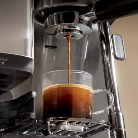 Αυτόματη καφετιέρα 2 σε 1 Ninja Luxe Café Mini ES352EU, 1650 W, 9 bar, 250 γρ., 1,3 λ., Barista Assist, 3 ρυθμίσεις αφρού, 6 είδη εσπρέσο, ανοξείδωτο