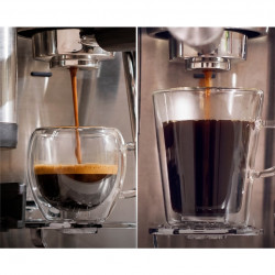 Αυτόματη καφετιέρα 2 σε 1 Ninja Luxe Café Mini ES352EU, 1650 W, 9 bar, 250 γρ., 1,3 λ., Barista Assist, 3 ρυθμίσεις αφρού, 6 είδη εσπρέσο, ανοξείδωτο