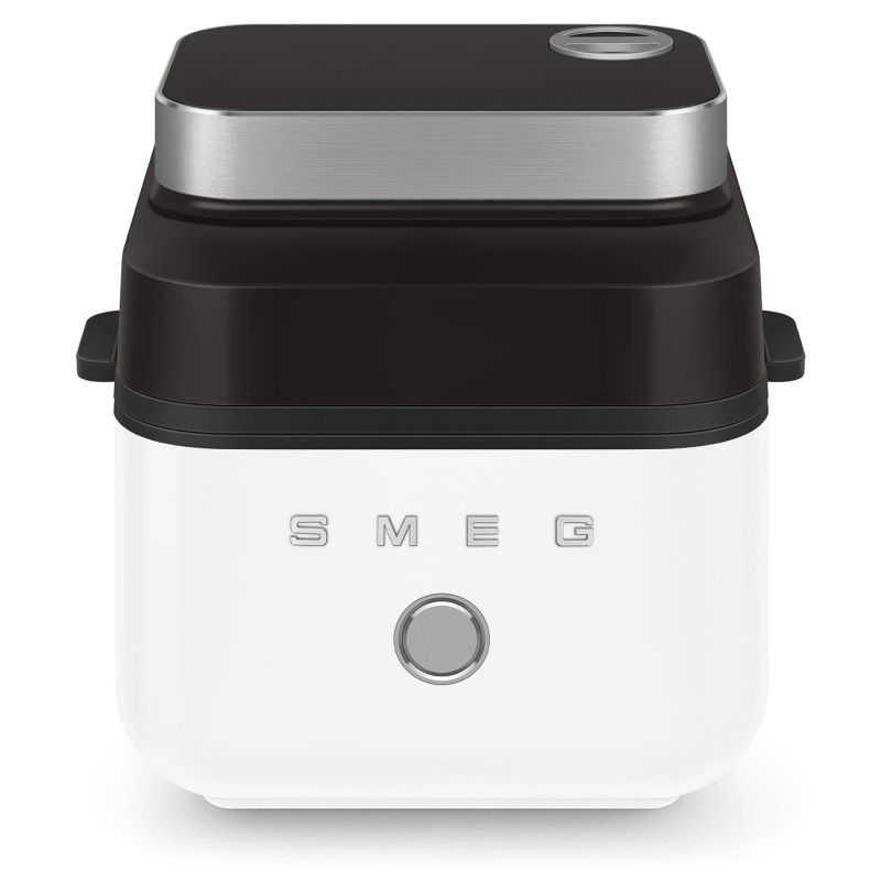 Φριτέζα θερμού αέρα Smeg Collezione AFC01WHMAU, 1450 W, 7,3 λίτρα, 40-200 °C, 7 προγράμματα, Διπλή λειτουργία, Έλεγχος μέσω οθόνης αφής, Χρονοδιακόπτης, LED, Λευκό