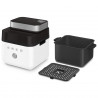 Φριτέζα θερμού αέρα Smeg Collezione AFC01WHMAU, 1450 W, 7,3 λίτρα, 40-200 °C, 7 προγράμματα, Διπλή λειτουργία, Έλεγχος μέσω οθόνης αφής, Χρονοδιακόπτης, LED, Λευκό