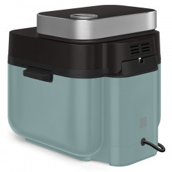 Φριτέζα θερμού αέρα Smeg Collezione AFC01EGMAU, 1450 W, 7,3 λίτρα, 40-200 °C, 7 προγράμματα, Διπλή λειτουργία, Έλεγχος μέσω οθόνης αφής, Χρονοδιακόπτης, LED, Πράσινο