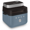 Φριτέζα θερμού αέρα Smeg Collezione AFC01SBMAU, 1450 W, 7,3 λίτρα, 40-200 °C, 7 προγράμματα, Διπλή λειτουργία, Έλεγχος μέσω οθόνης αφής, Χρονοδιακόπτης, LED, Μπλε