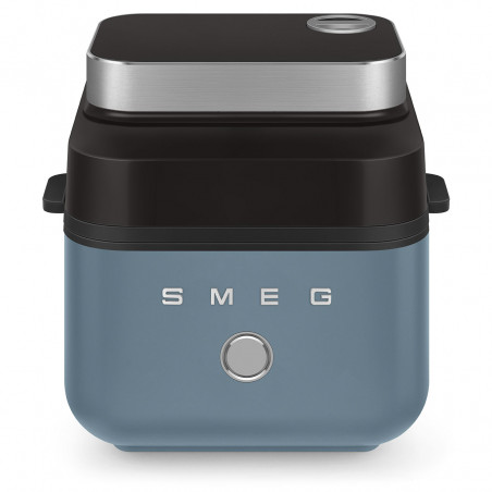 Φριτέζα θερμού αέρα Smeg Collezione AFC01SBMAU, 1450 W, 7,3 λίτρα, 40-200 °C, 7 προγράμματα, Διπλή λειτουργία, Έλεγχος μέσω οθόνης αφής, Χρονοδιακόπτης, LED, Μπλε
