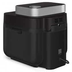 Φριτέζα θερμού αέρα Smeg Collezione AFC01BLMAU, 1450 W, 7,3 λ, 40-200 °C, 7 προγράμματα, Διπλή λειτουργία, Έλεγχος μέσω οθόνης αφής, Χρονοδιακόπτης, LED, Μαύρο