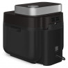 Φριτέζα θερμού αέρα Smeg Collezione AFC01BLMAU, 1450 W, 7,3 λ, 40-200 °C, 7 προγράμματα, Διπλή λειτουργία, Έλεγχος μέσω οθόνης αφής, Χρονοδιακόπτης, LED, Μαύρο