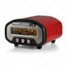 Ηλεκτρικός φούρνος για πίτσα Ariete Da Gennaro 3901/00, 2200 W, 430 °C, 3 λειτουργίες, πέτρινη πλάκα, χρονοδιακόπτης, κόκκινος