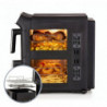 Φριτέζα θερμού αέρα Ariete 4640/00, 2460 W, 11 λίτρα, 2 καλάθια, 6 προγράμματα, οθόνη αφής, μαύρο