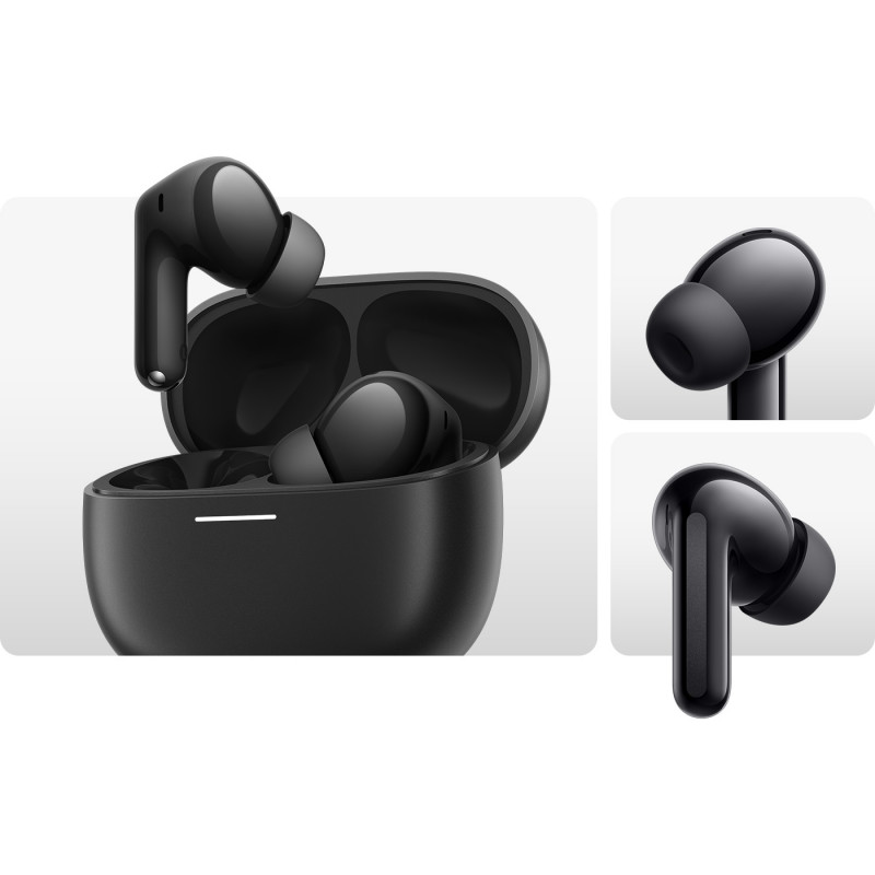 Ακουστικά Xiaomi Redmi Buds 8 M2544E1, 11 ώρες, BT 5.4, IP54, Hi-Res Audio Wireless, εξουδετέρωση θορύβου με AI, γρήγορη φόρτιση, μαύρο
