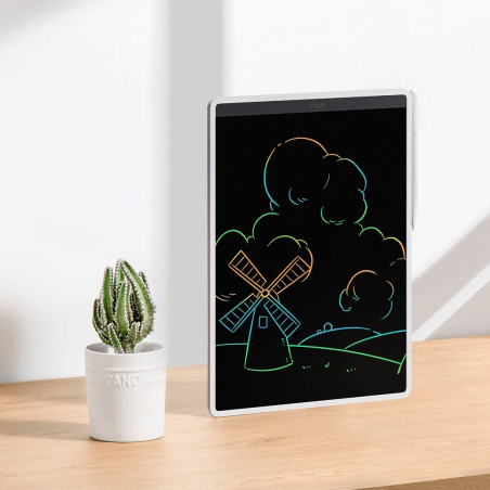 Ταμπλέτα για γραφή και ζωγραφική Xiaomi BHR7278GL, 13,5 ίντσες, Έγχρωμες γραμμές, Μαγνητική γραφίδα, Οθόνη LCD, Λευκό