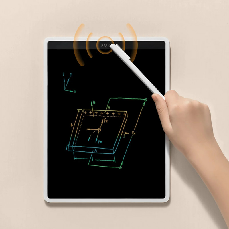 Ταμπλέτα για γραφή και ζωγραφική Xiaomi BHR7278GL, 13,5 ίντσες, Έγχρωμες γραμμές, Μαγνητική γραφίδα, Οθόνη LCD, Λευκό
