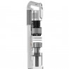 Κάθετη ηλεκτρική σκούπα Levoit VortexIQ LSV-V221-VEU, 210 W, 0,85 λ, 50 λεπτά, 3 επίπεδα ισχύος, Πράσινο φως στη βούρτσα NeoSight™, Φίλτρο HEPA 5 επιπέδων, Κεφαλή 180°, Λευκό/ασημί