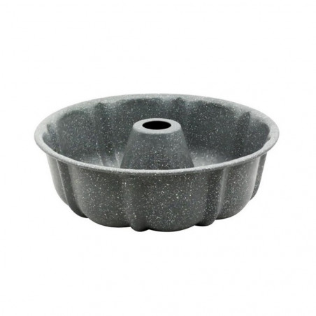 Φόρμα για κέικ Voltz V51223GA, 25,5x8,5 εκ., Μαρμάρινη επίστρωση, Ανθρακούχος χάλυβας, Γκρι
