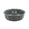 Φόρμα για κέικ Voltz V51223GA, 25,5x8,5 εκ., Μαρμάρινη επίστρωση, Ανθρακούχος χάλυβας, Γκρι