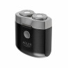 Ξυριστική μηχανή μικρή Adler AD 2936, 250 mAh, Φόρτιση USB Type C, Για ταξίδια, Ασύρματη, Μαύρο/Inox