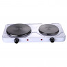 Διπλό ηλεκτρικό μάτι κουζίνας Rosberg R51445ID, 2500 W, 5 επίπεδα θερμοκρασίας, Ασημί χρώμα