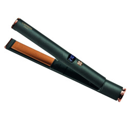 Carrera Classic σετ ισιωτήρα μαλλιών και σίδερο μπούκλας 21291112, 40/55W, Γρήγορη ρύθμιση, 6 θερμοκρασίες, 3 κώνοι, οθόνη LED, μαύρο/καφέ